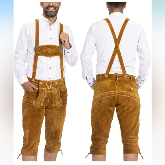 BAVARIA TRACHTEN Lederhosen Oktoberfest Full Outfit Men’s - Picture 2 of 13